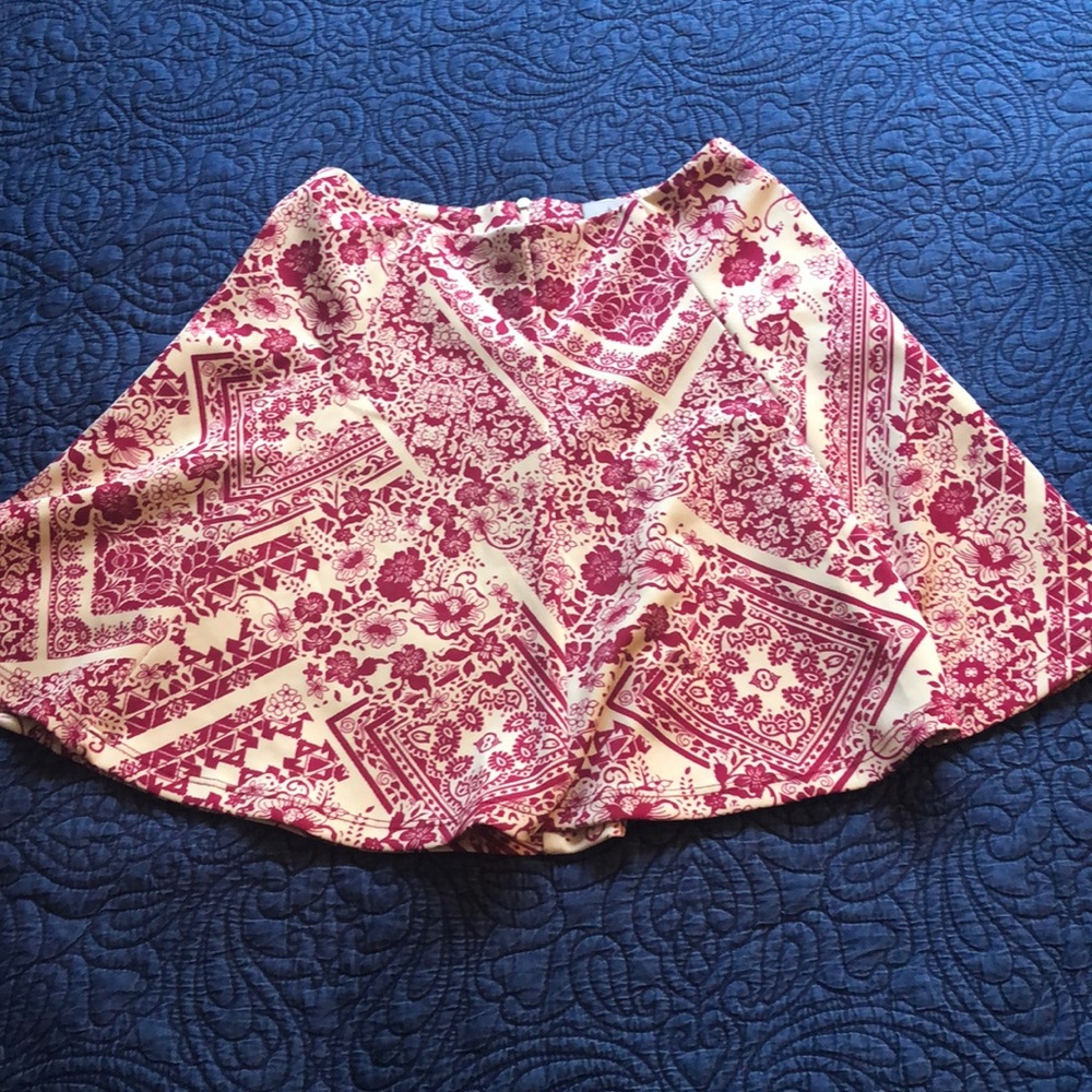 A line panel skirt xs